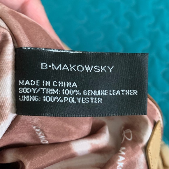 B. MAKOWSKY -Genuine Leather Bag - Picture 15 of 16